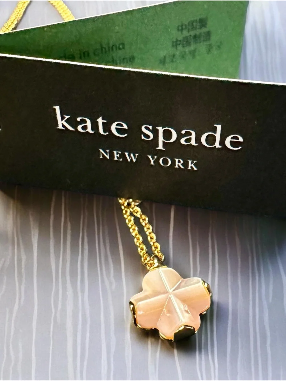 NWT Kate Spade New York Gold-Tone Mini Pendant Necklace, 16